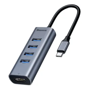 هاب4 پورت USB-C باسئوس مدل GN32D