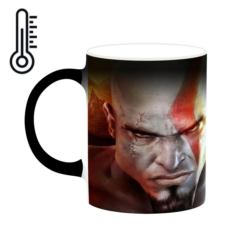 ماگ حرارتی کاکتی طرح گاد آف وار God Of War مدل mgh40999