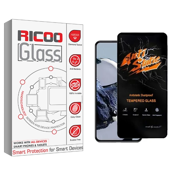 محافظ صفحه نمایش ریکو مدل RC Antistatic مناسب برای گوشی موبایل شیائومی 12T Pro