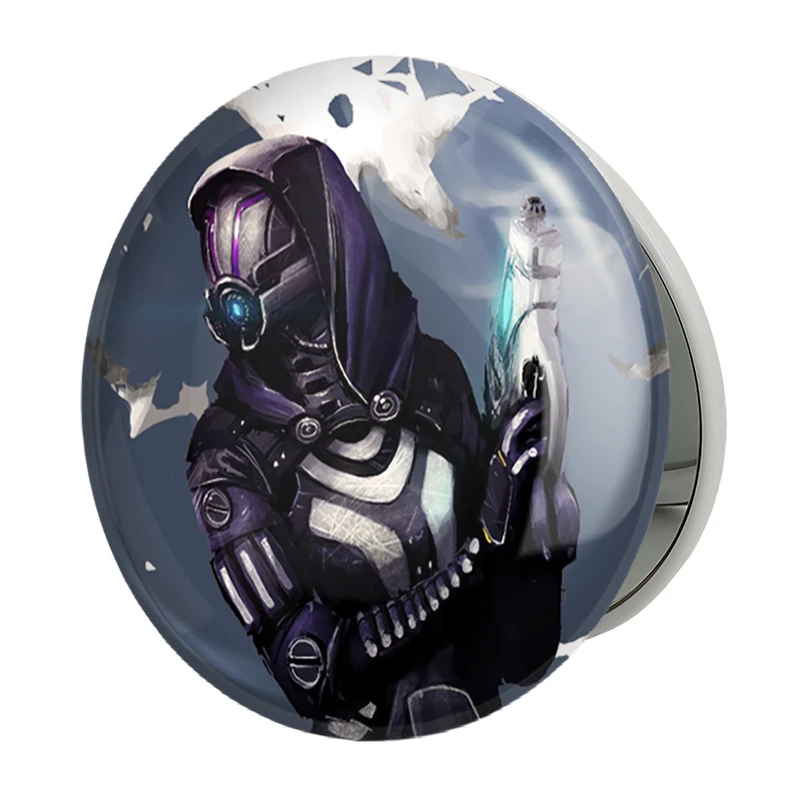 آینه جیبی خندالو طرح بازی مس افکت (Mass Effect) مدل تاشو کد 31557