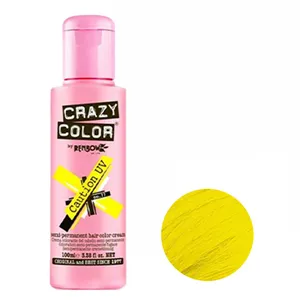 شامپو رنگ مو کریزی کالر مدل 77 رنگ زرد حجم 100 میلی لیتر