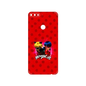 MAHOOT Ladybug and Cat Noir Cover Sticker for Huawei Y7 Prime 2018