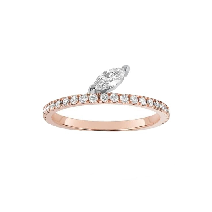   انگشتر طلا 18 عیار زنانه قیراط کد GH574