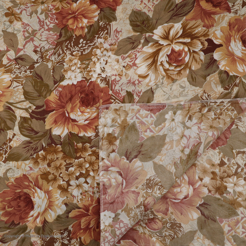 ملحفه آرین مدل روانداز طرح گلدن یک نفره سایز 140x240 سانتی متر