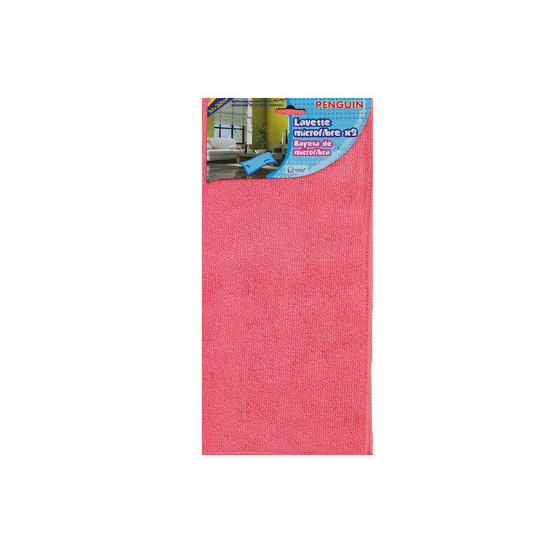 دستمال میکروفایبر طرح Penguin-V3 بسته 2 عددی
