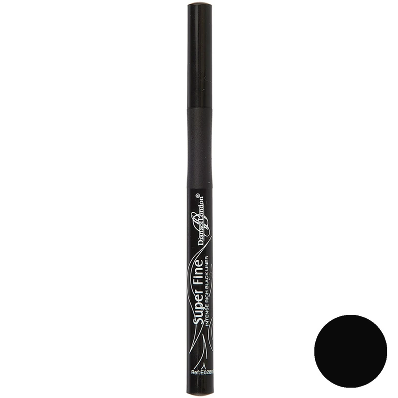 خط چشم ماژیکی دایانا آف لاندن مدل Super Fine Intense Rich Black