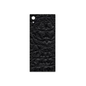 MAHOOT Black-Crocodile-Leather Cover Sticker for Sony Xperia XA1