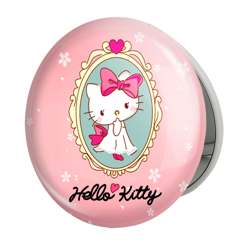 آینه جیبی خندالو طرح هلو کیتی مدل تاشو کد 24740 