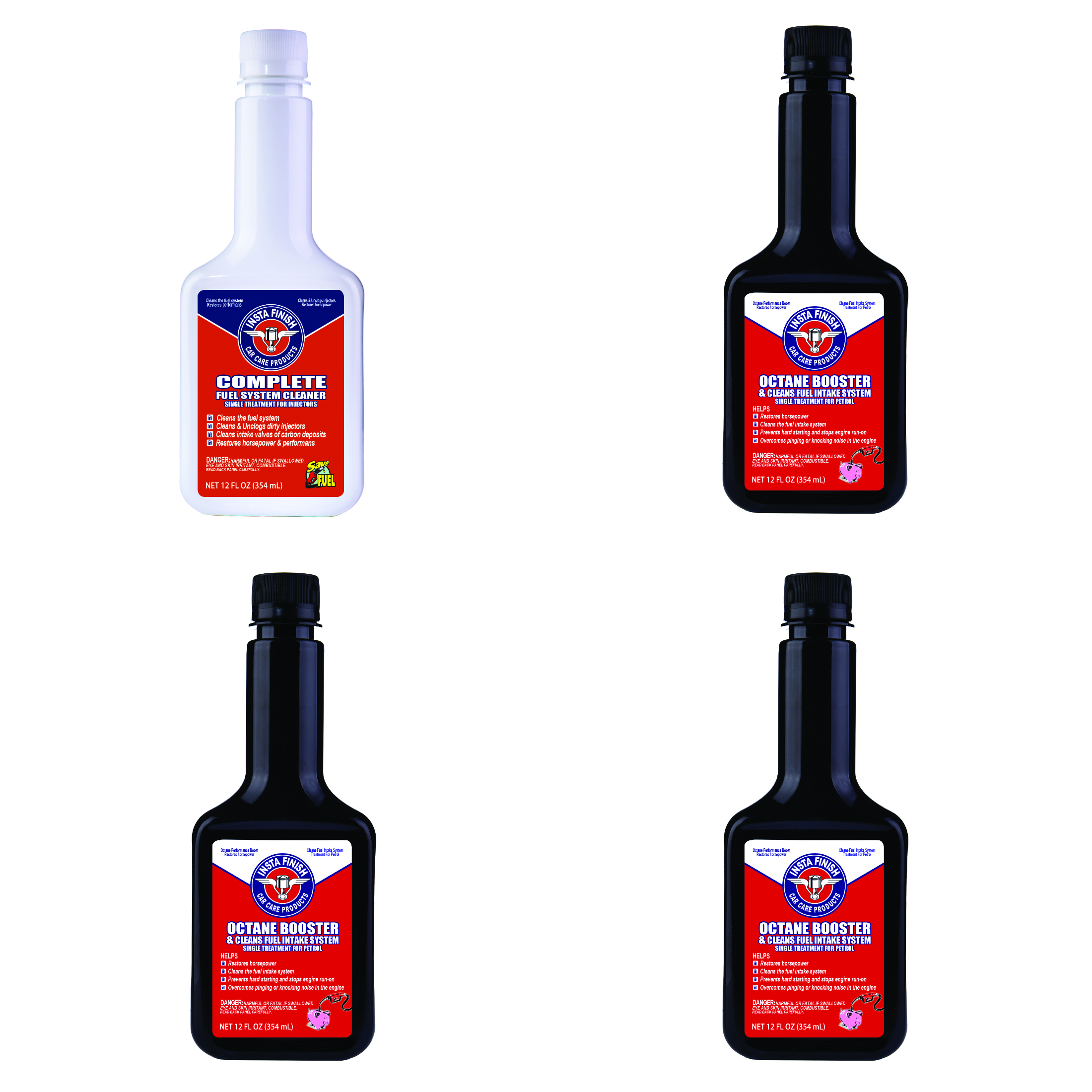 مکمل سوخت خودرو اینستا فینیش کد IFOC31 مجموعه 4 عددی