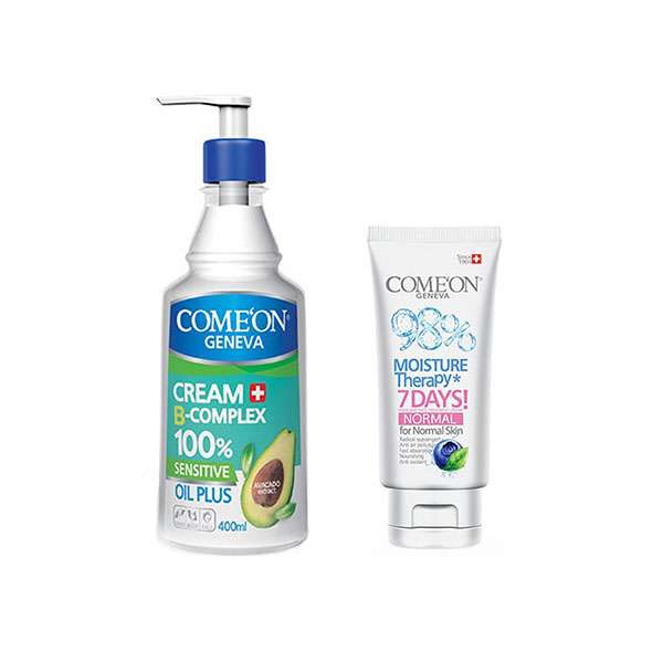کرم مرطوب کننده کامان مدل Oil Plus B complex حجم400 میلی لیتر به همراه کرم کامان مدلNormal حجم 475 میلی لیتر کرم مرطوب کننده کامان مدل Oil Plus B complex حجم400 میلی لیتر به همراه کرم کامان مدلNormal حجم 475 میلی لیتر