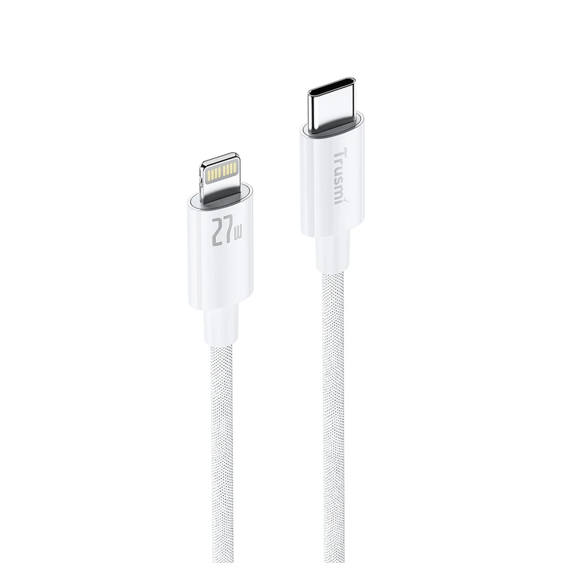 کابل شارژ usb-C به لایتنینگ تراسمی CA55-04 طول 1 متر