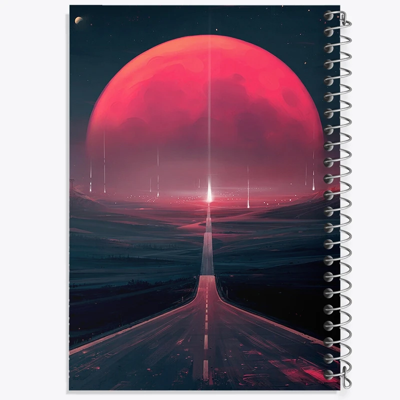 دفتر نت موسیقی 50 برگ خندالو مدل ماه  کد F330