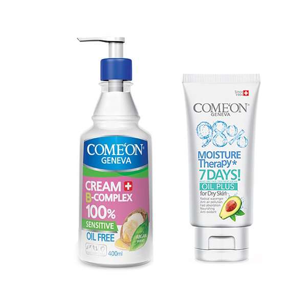 کرم مرطوب کننده کامان مدل Oil Free Bcomplex حجم 400 میلی لیتر به همراه کرم کامان مدلOil plus حجم 475 میلی لیتر کرم مرطوب کننده کامان مدل Oil Free Bcomplex حجم 400 میلی لیتر به همراه کرم کامان مدلOil plus حجم 475 میلی لیتر