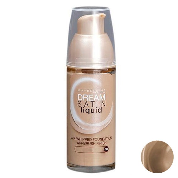 کرم پودر میبلین مدل Dream Satin Liquid Cannelle 40 حجم 30 میلی لیتر