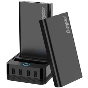 شارژر همراه انرجایزر به همراه پایه شارژ مدل PS20000 ظرفیت 20000 میلی آمپر ساعت