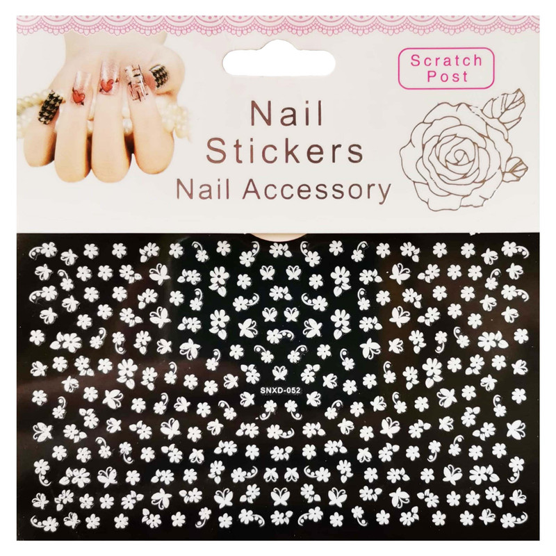 استیکر طراحی ناخن مدل گل رز کد SNXD-052 استیکر طراحی ناخن مدل گل رز کد SNXD-052