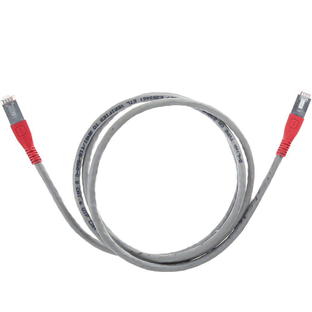 کابل شبکه cat 6 دی لینک مدل تست فلوک  طول 1.5 متر