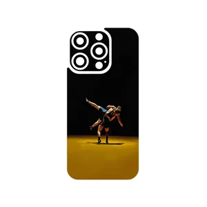 MAHOOT Wrestling Cover Sticker for Apple iPhone 15 Pro