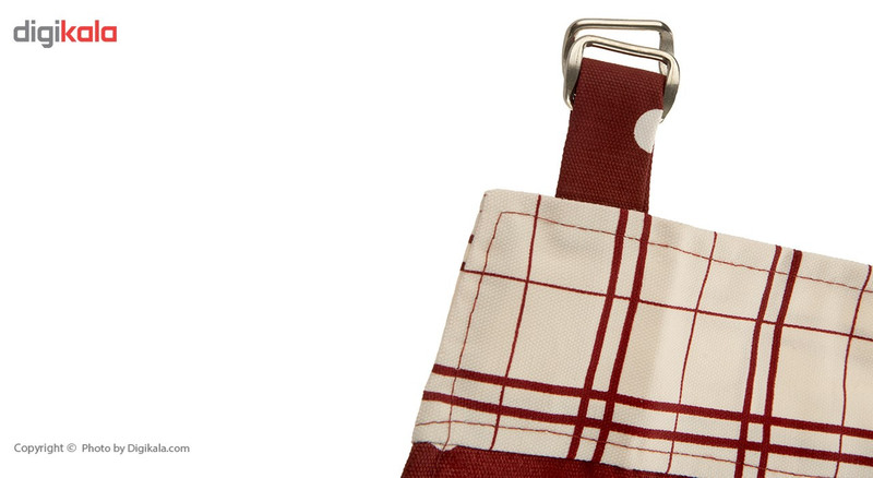 پیشبند کتان 70 × 58 رزین تاژ طرح خالدار قرمز کد 3317009236130