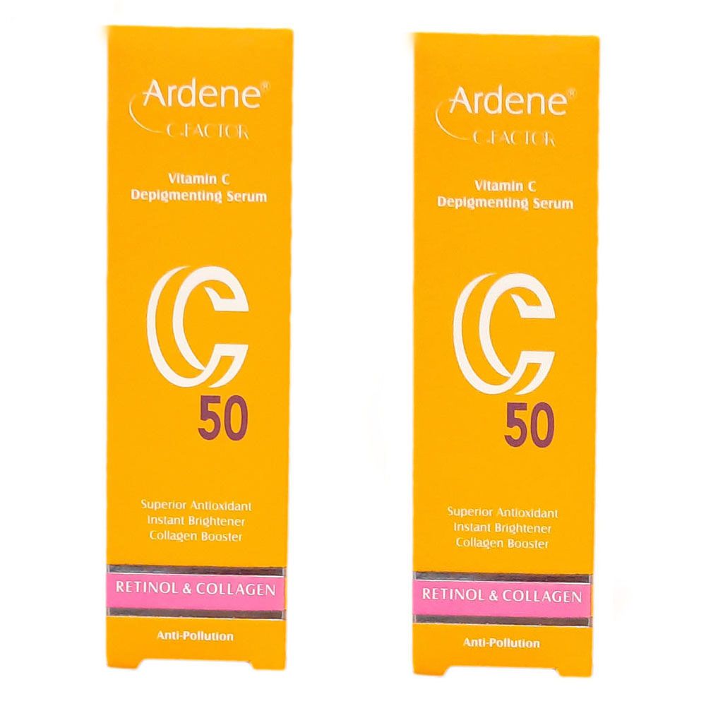 سرم پوست آردن سی فکتور مدل ویتامین C50 حجم 30 میلی لیتر مجموعه 2 عددی -  - 2
