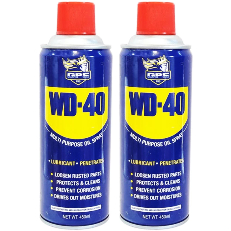 اسپری روان کننده و زنگ بر جی پی اس گل پخش مدل WD-40 حجم 450 میلی لیتر بسته 2 عددی عکس شماره 1