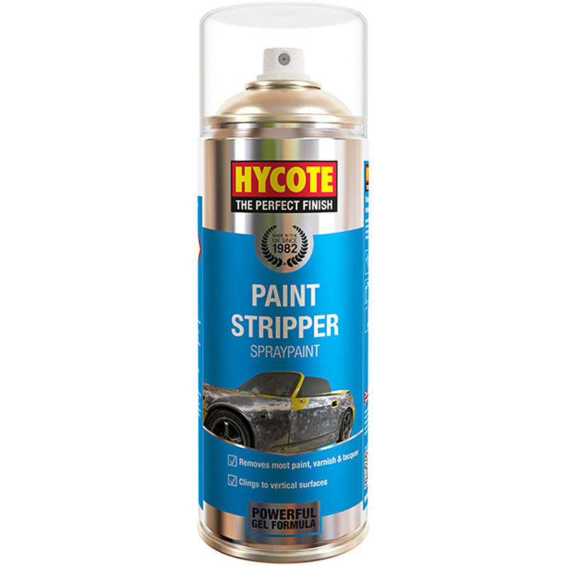 اسپری رنگ بر بدنه خودرو HYCOTE اورجینال مدل PAINT STRIPPER حجم 400 میلی لیتر