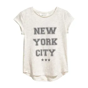 تی شرت آستین کوتاه دخترانه اچ اند ام مدل کد 2502