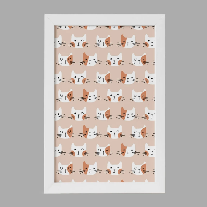 تابلو خندالو مدل گربه کد 23312