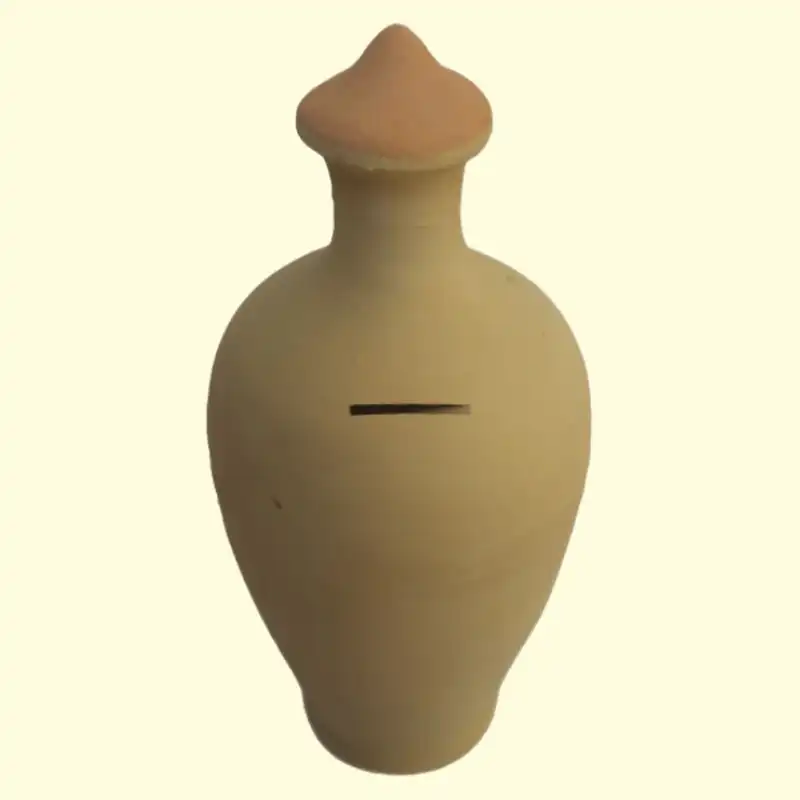 قلک سفالی مدل کلاه رنگی کد QHP-PP2