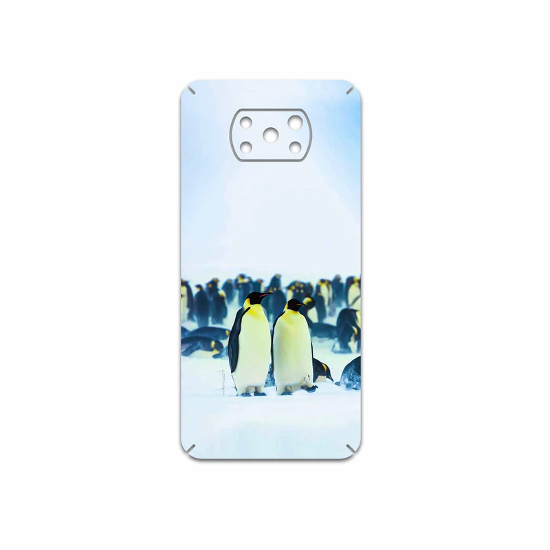 برچسب پوششی ماهوت مدل Penguin مناسب برای گوشی موبایل شیائومی Poco X3 Pro