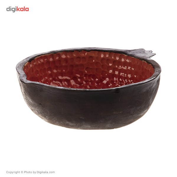 کاسه سفالی گالری آرنا طرح انار سایز بزرگ