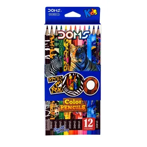 مداد رنگی 12 رنگ دامس مدل zoo