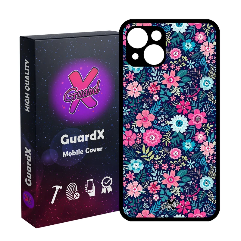 کاور گارد ایکس طرح Flower مدل Glass10210 مناسب برای گوشی موبایل اپل iPhone 13
