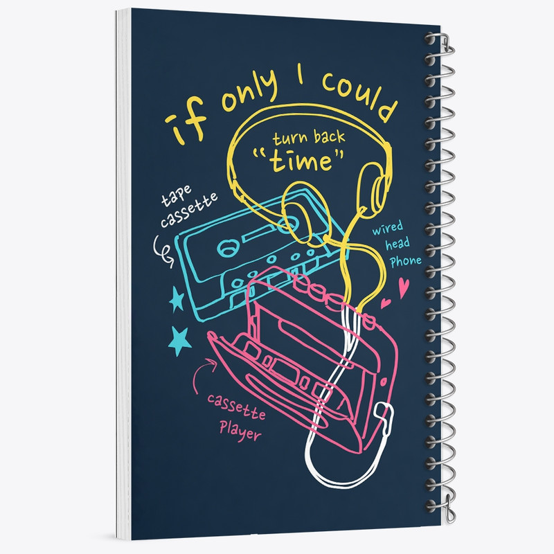 دفتر نت موسیقی 50 برگ خندالو مدل موزیک کد F1429