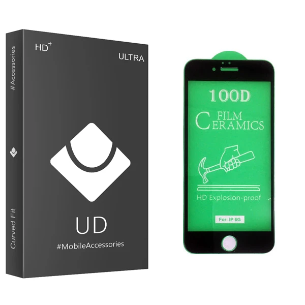 محافظ صفحه نمایش 9D یو دی مدل ULTRA مناسب برای گوشی موبایل اپل Iphone 6/6s