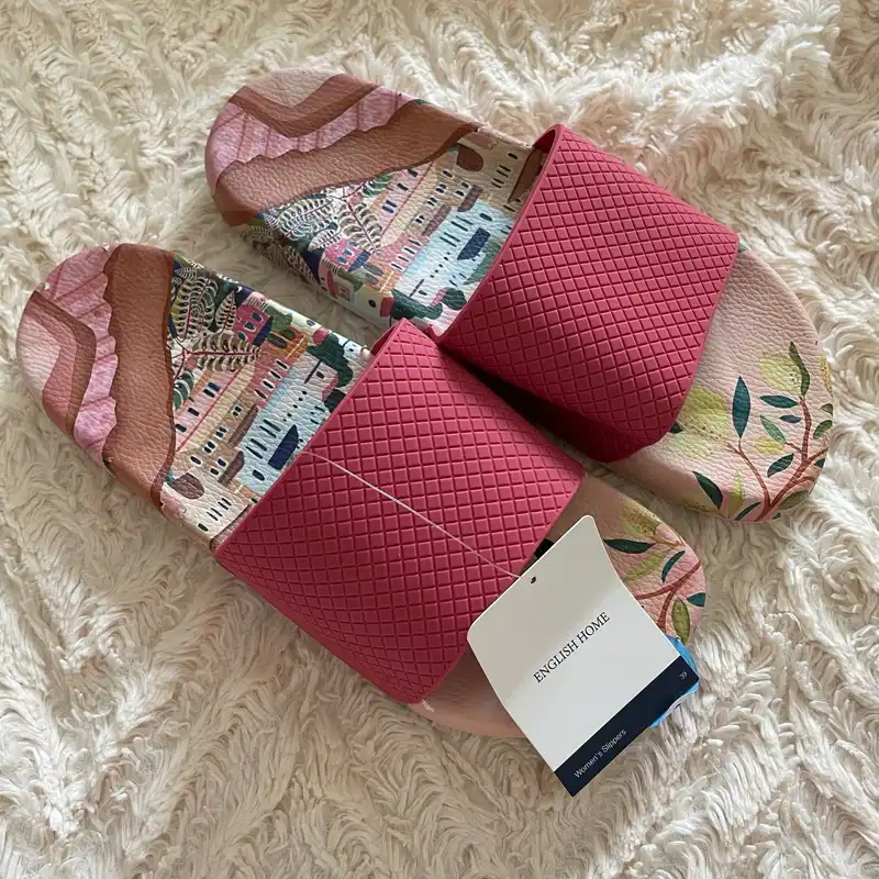 دمپایی زنانه انگلیش هوم مدل Venice Drk Pnk