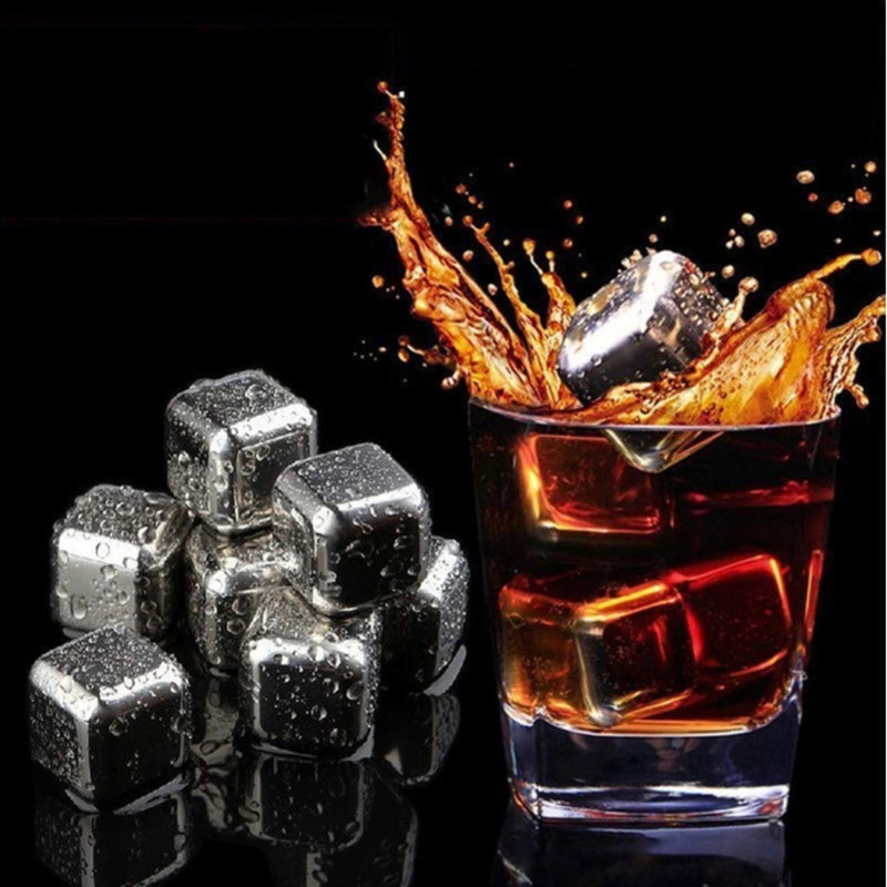 قالب یخ مدل استیل مکعب