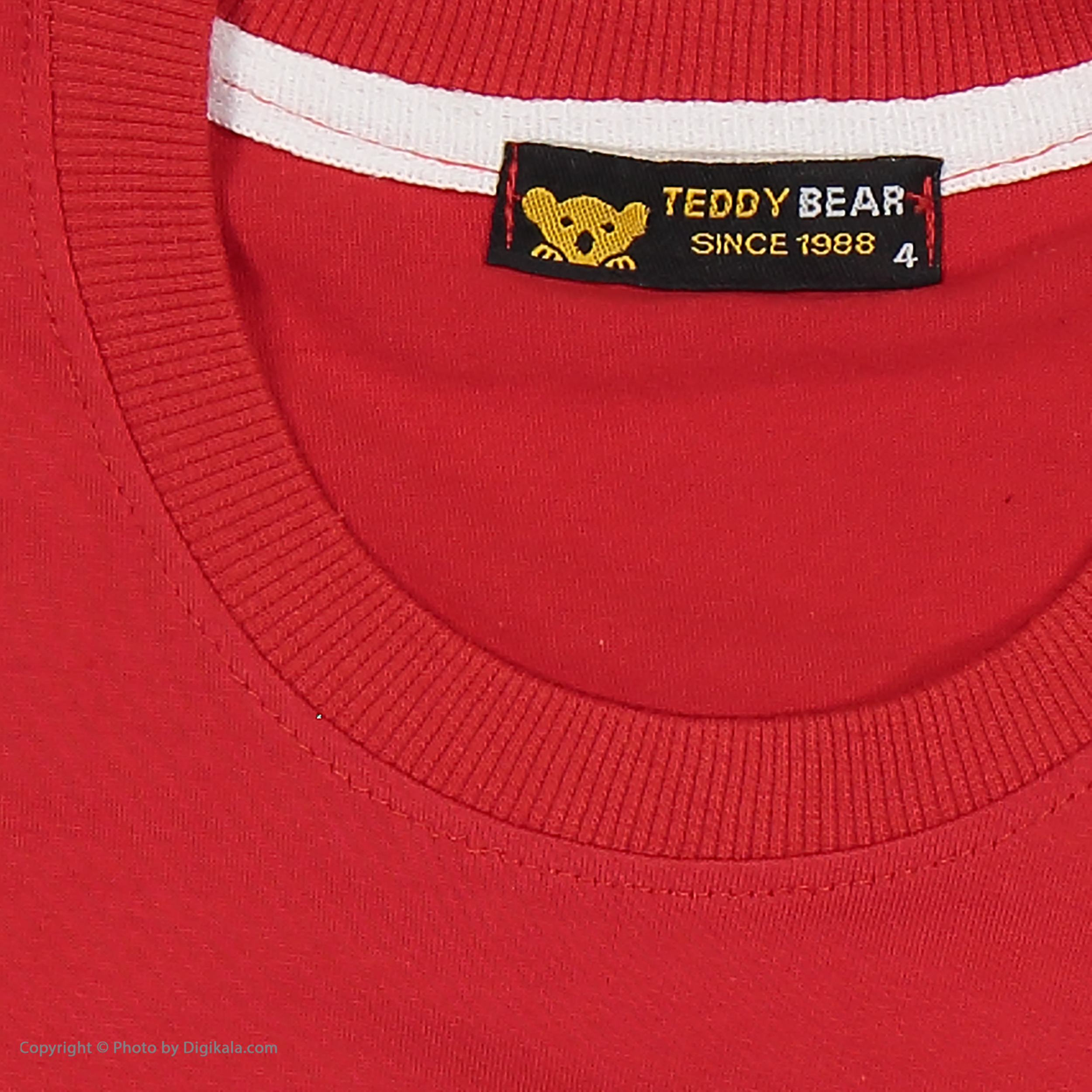 ست تی شرت آستین کوتاه و شلوارک پسرانه خرس کوچولو مدل 2011309-72 -  - 4