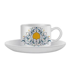 فنجان و نعلبکی مدل سنتی اسلیمی کد cp9