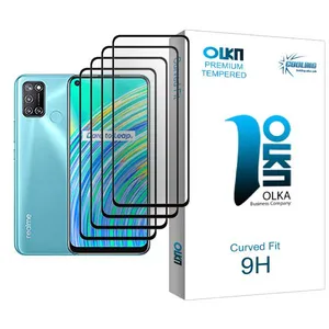 Cooling Olka Glass MIX004 Screen Protector For Realme C17 Pack Of 4