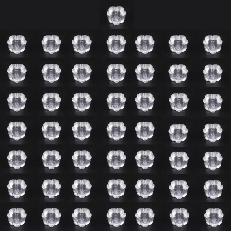 پشت گوشواره طرح گل بسته 50 عددی