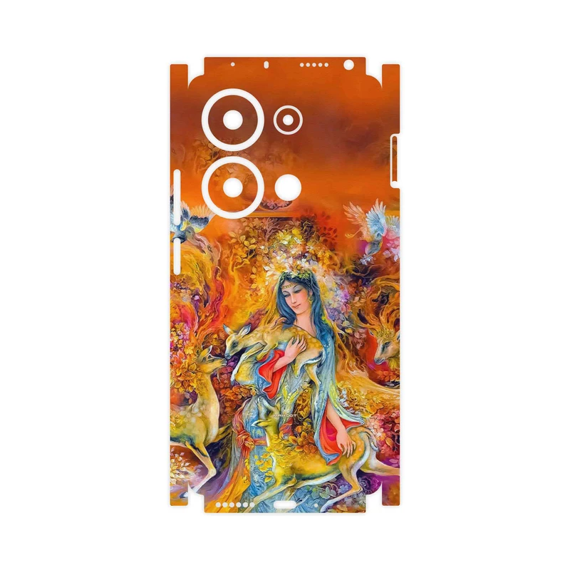 برچسب پوششی ماهوت مدل Persian miniature 2-FullSkin مناسب برای گوشی موبایل شیائومی Redmi Note 13 Pro 4G
