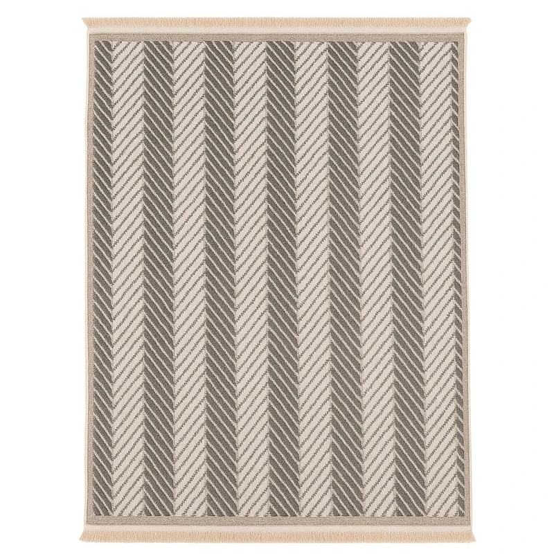 فرش ماشینی 200 شانه دنیای فرش زمینه نسکافه‌ای حاشیه بژ مدل گلوریا کد 3007