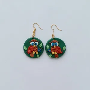 گوشواره دخترانه مدل جغد E1017