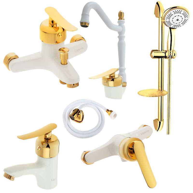 ست شیرآلات لیگوریا مدل 1213 مجموعه 6 عددی