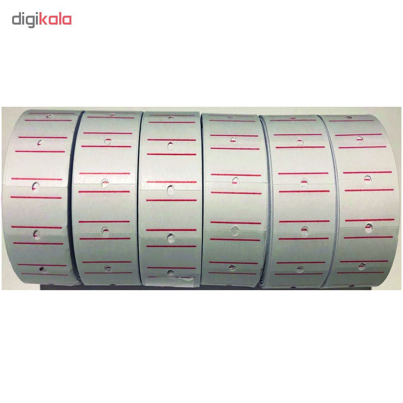 برچسب اتیکت زن مدل W400 تانکس ترکیه 6 حلقه 800 عددی mm12*21