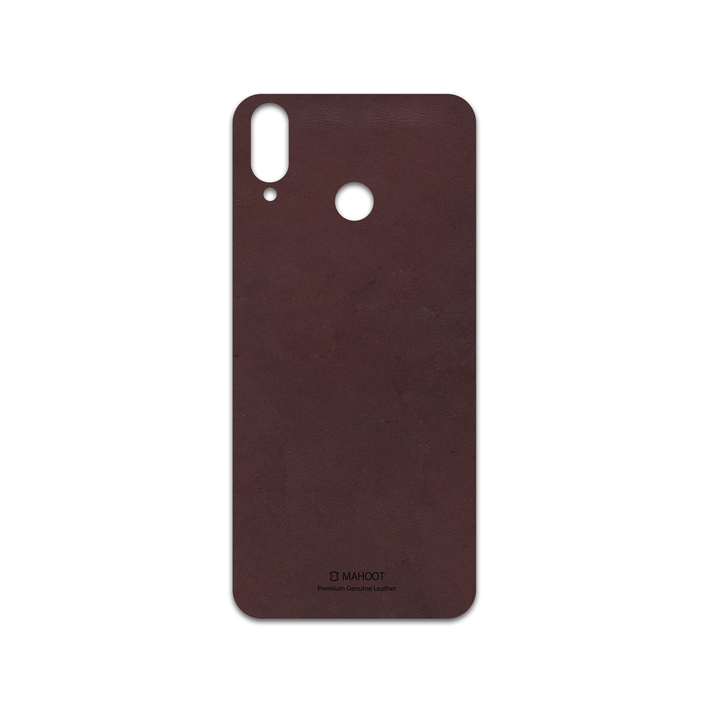 برچسب پوششی ماهوت مدل Matte-Dark-Brown-Leather مناسب برای گوشی موبایل جی پلاس Q10