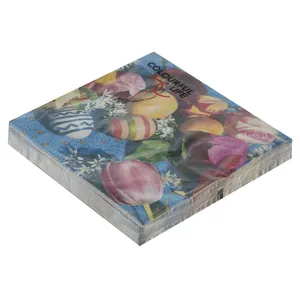 دستمال سفره کالرفول لایف مدل LN0454 بسته 20 عددی
