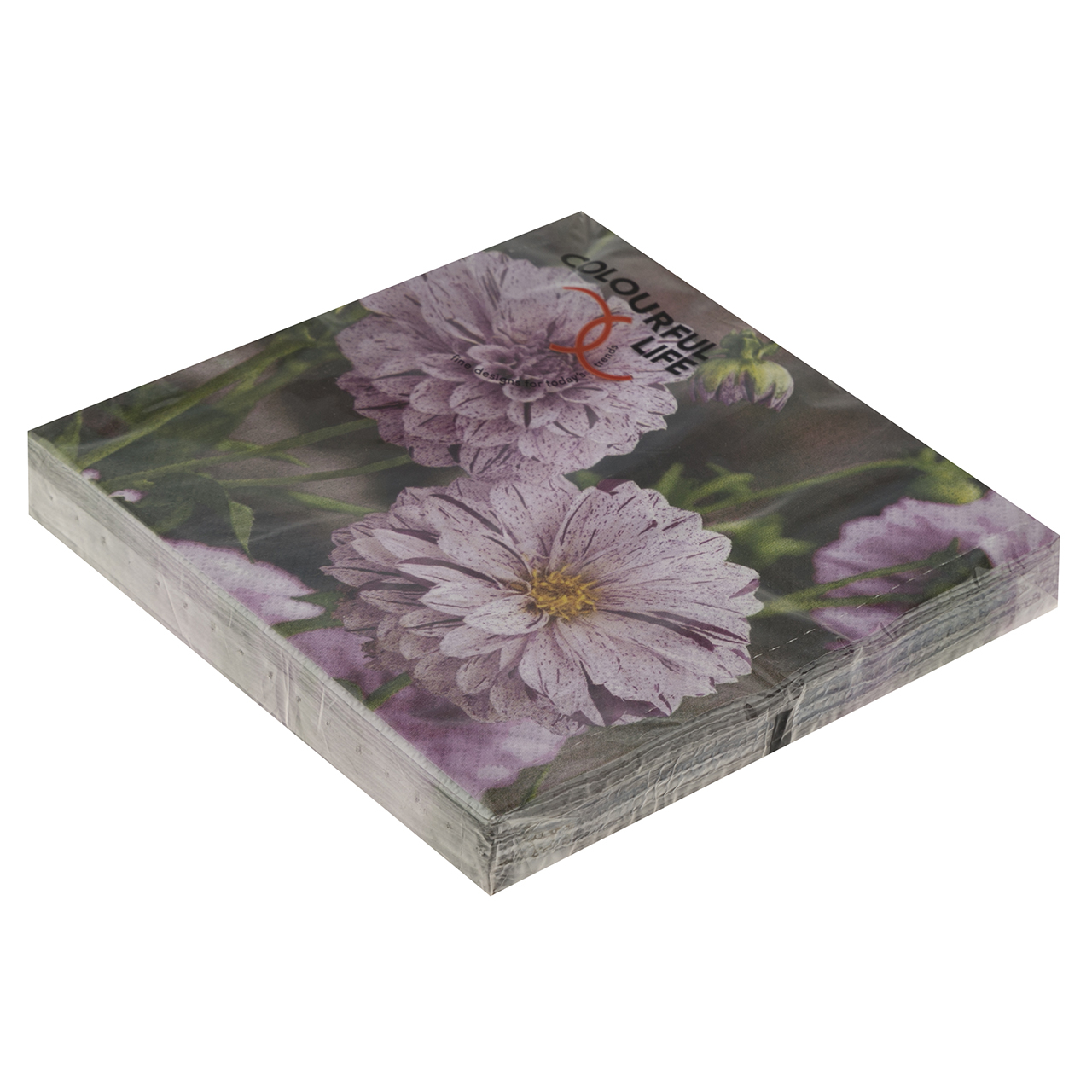دستمال سفره کالرفول لایف مدل LN0441 بسته 20 عددی