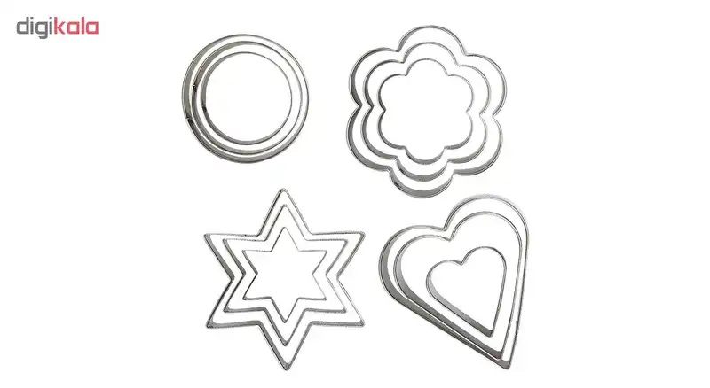 قالب شیرینی پزی کد 29-5 مجموعه 12 عددی